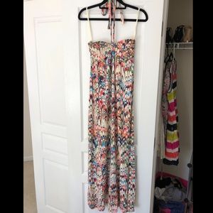 Gap halter maxi dress